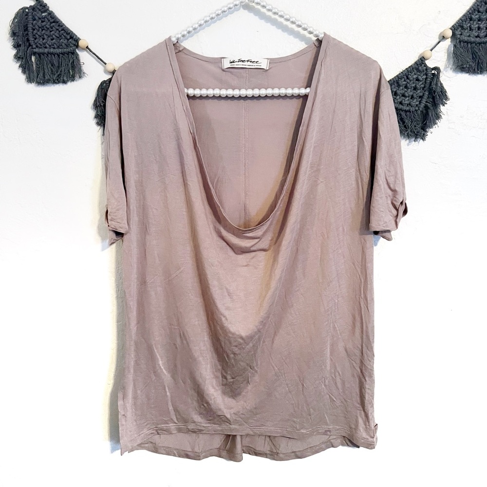 Free People Fantasy Drape Cowl Neck Tee - Picture 2 of 5